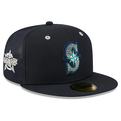 Casquette ajustée New Era 59FIFTY pour homme, bleu marine, Seattle Mariners, édition spéciale match des étoiles de la MLB 2026