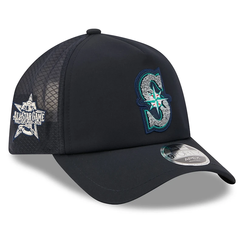 Men's New Era Navy Seattle Mariners 2026 MLB All-Star Game Workout 9FORTY Snapback Hat
