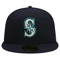 Men's New Era Navy Seattle Mariners 59FIFTY Fitted Hat