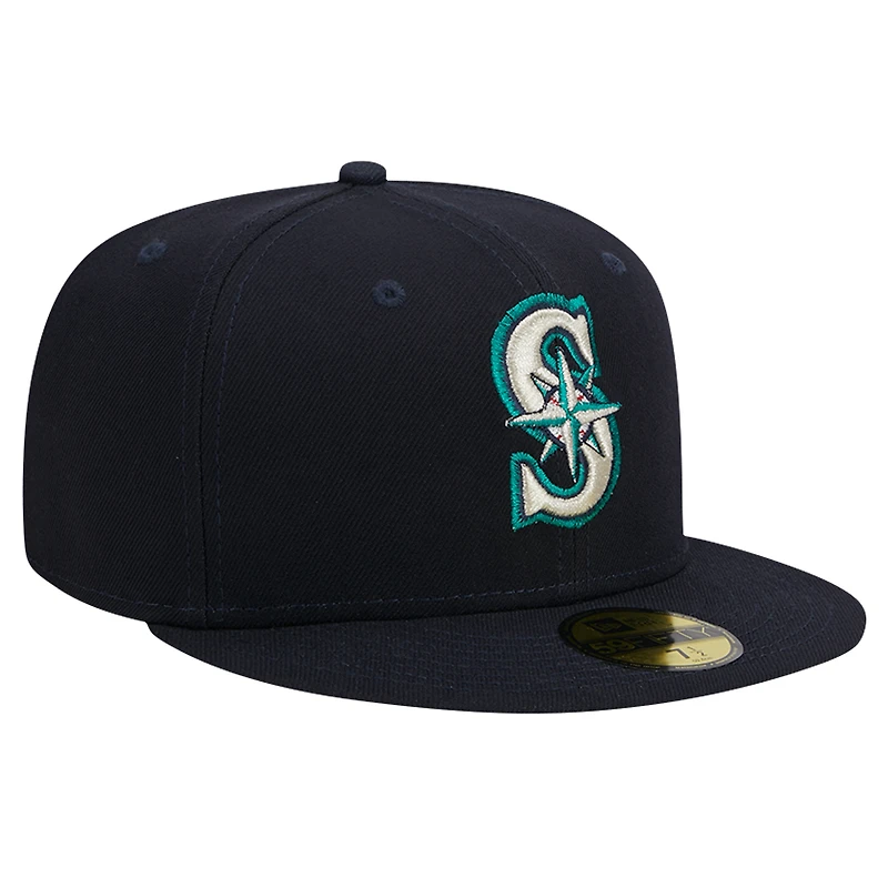 Men's New Era Navy Seattle Mariners 59FIFTY Fitted Hat
