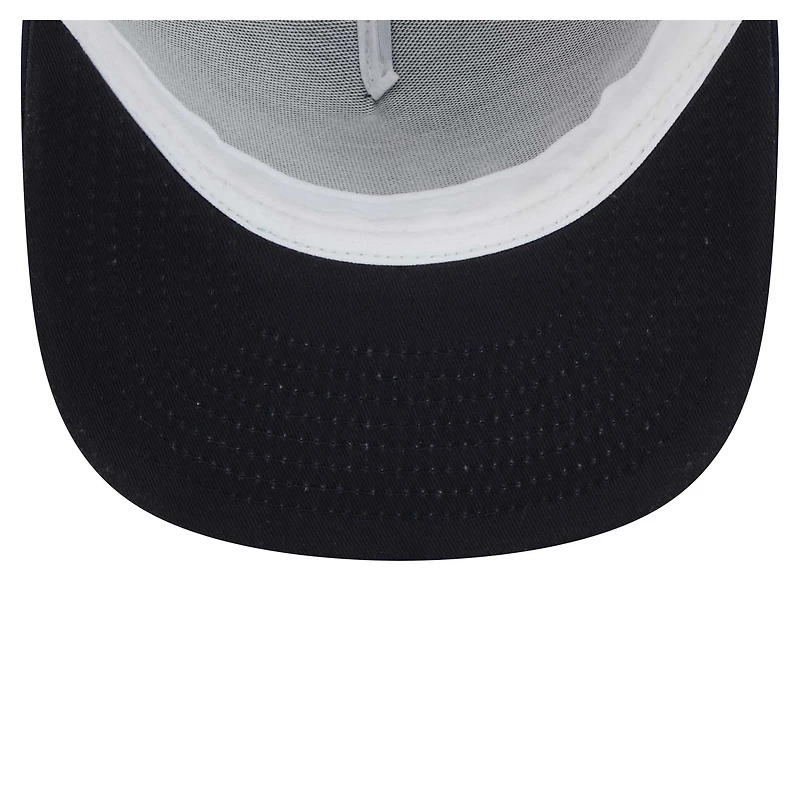 Men's New Era  Navy Seattle Mariners 9FIFTY A-Frame Trucker Snapback Hat