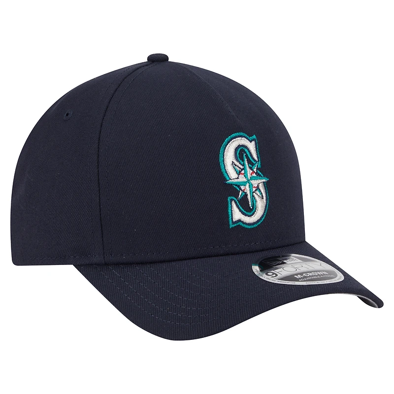 Casquette ajustable 9FORTY M-Crown bleu marine des Seattle Mariners de New Era pour homme