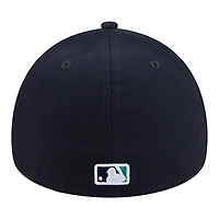 Men's New Era  Navy Seattle Mariners A-Frame 59FORTY Fitted Hat