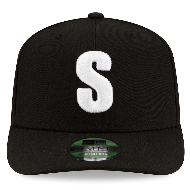Men's New Era  Navy Seattle Mariners Player Replica 9SEVENTY Adjustable Hat