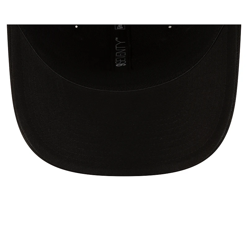 Casquette ajustable New Era 9SEVENTY bleu marine pour homme, réplique du joueur des Seattle Mariners