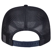 Casquette extensible à bouton-pression New Era bleu marine avec drapeau des Seattle Mariners 9SEVENTY pour homme