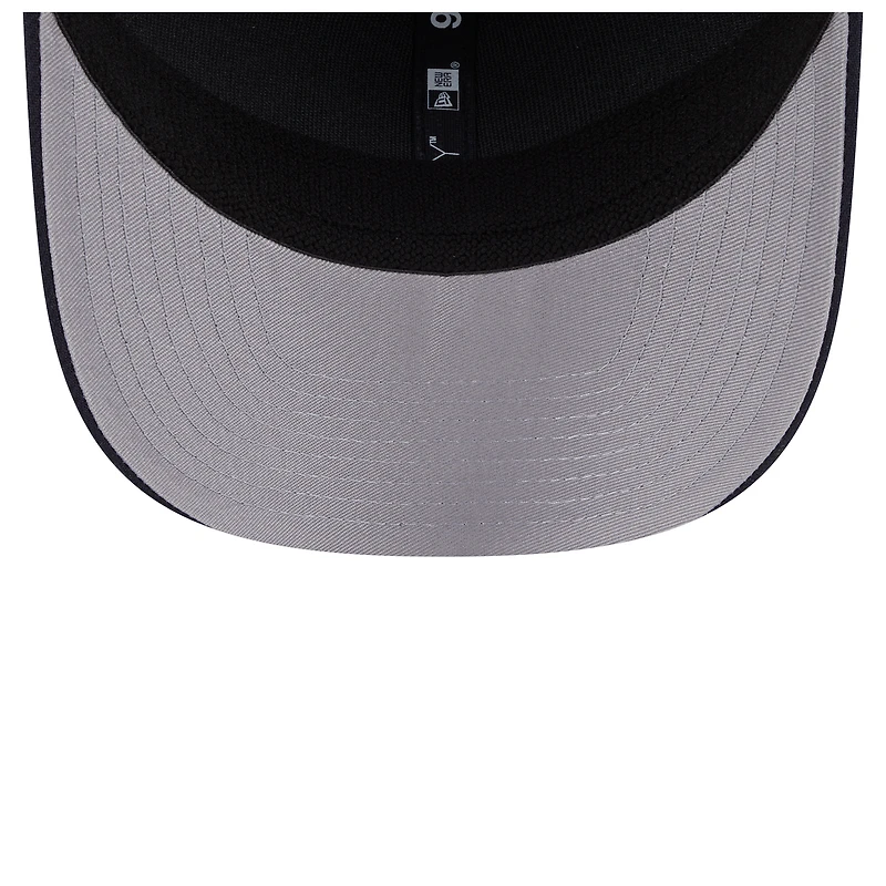 Casquette extensible à bouton-pression New Era bleu marine avec drapeau des Seattle Mariners 9SEVENTY pour homme