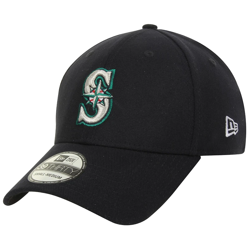 Casquette flex 39THIRTY pour homme Seattle Mariners MLB Team Classic Game New Era bleu marine