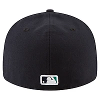 Men's New Era  Navy Seattle Mariners Number Retirement Low Profile 59FIFTY Fitted Hat