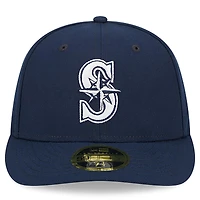 Men's New Era Navy Seattle Mariners Oceanside Low Profile 59FIFTY Fitted Hat