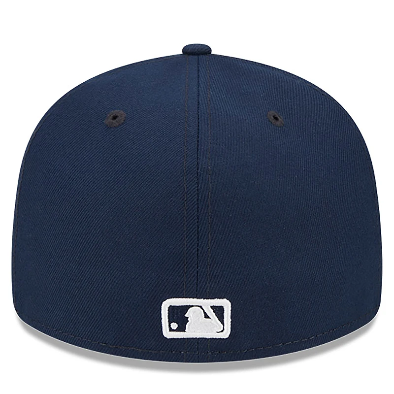 Men's New Era Navy Seattle Mariners Oceanside Low Profile 59FIFTY Fitted Hat