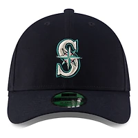 Men's New Era  Navy Seattle Mariners Player Replica 39THIRTY M-Crown Flex Hat