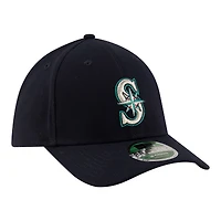 Men's New Era  Navy Seattle Mariners Player Replica 39THIRTY M-Crown Flex Hat