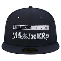 Men's New Era Navy Seattle Mariners Ransom 59FIFTY Fitted Hat