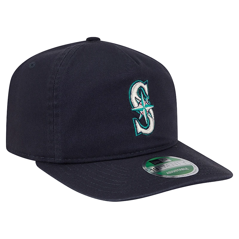Men's New Era  Navy Seattle Mariners Team 19TWENTY Adjustable Hat
