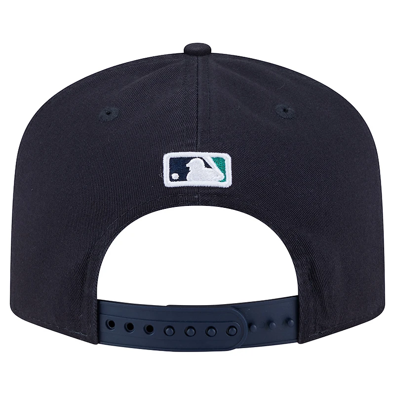 Men's New Era  Navy Seattle Mariners Team 19TWENTY Adjustable Hat