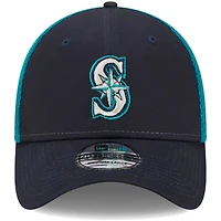 Men's New Era Navy Seattle Mariners Team Neo 39THIRTY Flex Hat