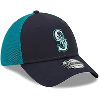 Men's New Era Navy Seattle Mariners Team Neo 39THIRTY Flex Hat