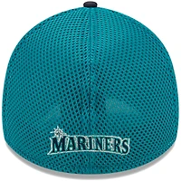 Men's New Era Navy Seattle Mariners Team Neo 39THIRTY Flex Hat