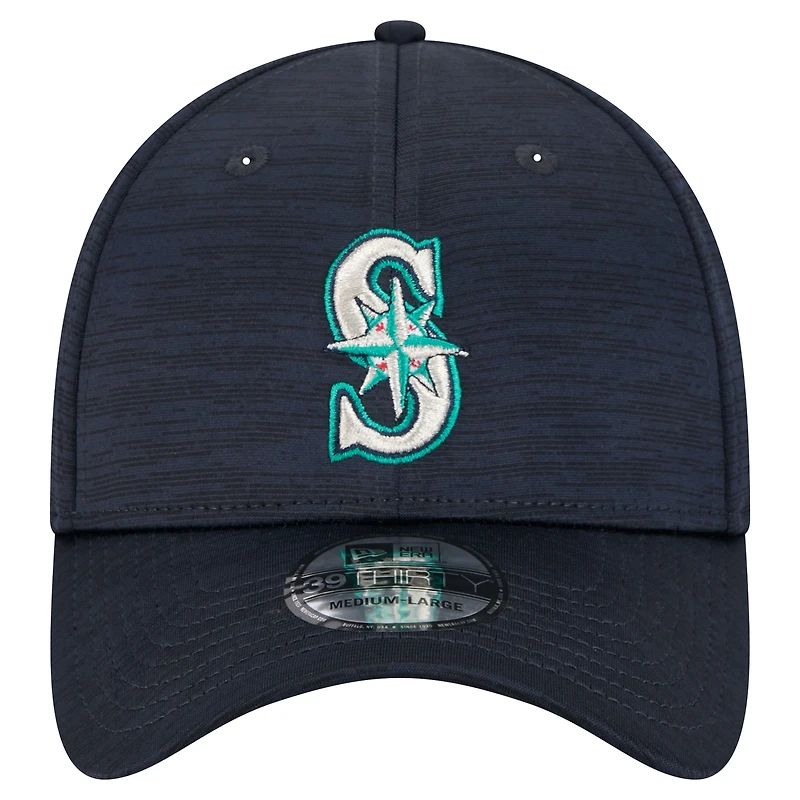 Casquette flexible New Era Seattle Mariners Tech 39THIRTY pour hommes