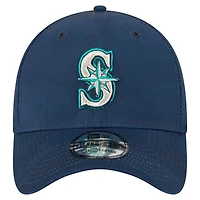 Casquette New Era 39THIRTY Flex bleu marine Seattle Mariners pour homme