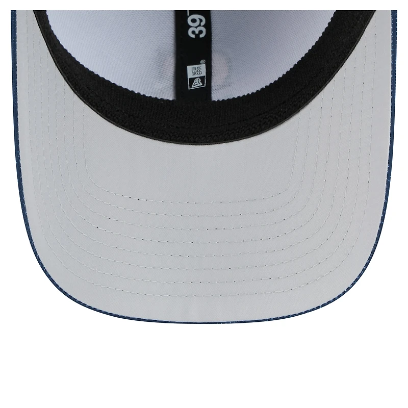 Men's New Era Navy Seattle Mariners Tonal Camo 39THIRTY Flex Hat