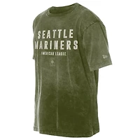 Men's New Era  Olive Seattle Mariners 2026 Armed Forces Day T-Shirt