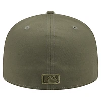 Men's New Era Olive Seattle Mariners Color Pack A-Frame 59FIFTY Fitted Hat
