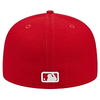 Men's New Era Red Seattle Mariners Logo 59FIFTY Fitted Hat