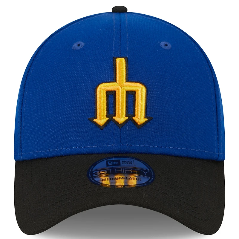 Men's New Era  Royal/Black Seattle Mariners 2023 City Connect 39THIRTY Flex Fit Hat