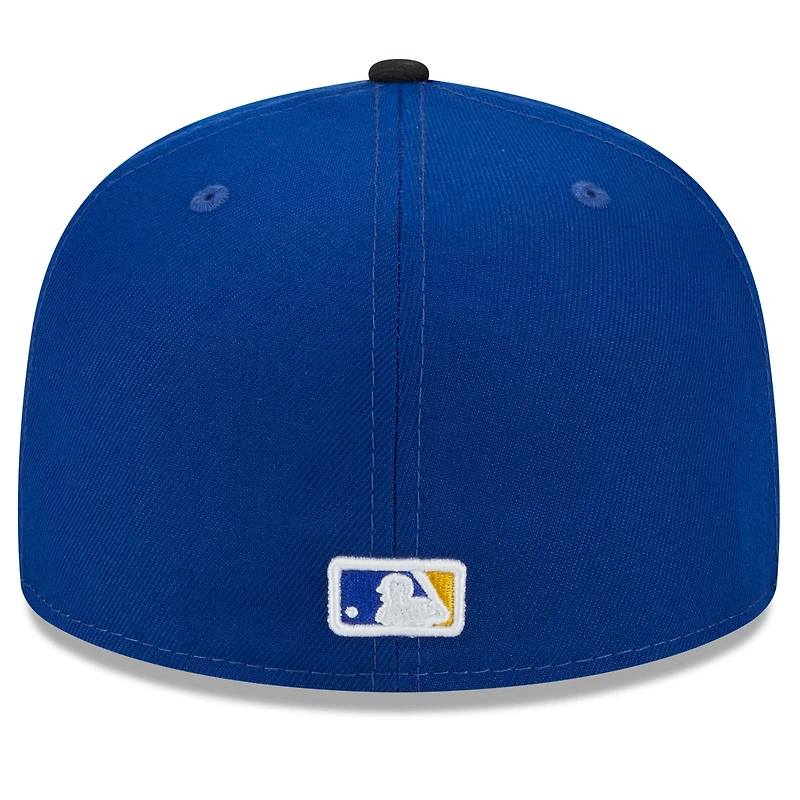 Casquette ajustée 59FIFTY Seattle Mariners 2023 City Connect New Era pour homme, bleu roi/noir