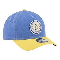 Casquette ajustable New Era Royal/Gold Seattle Mariners en feutre M-Crown 9FORTY pour homme