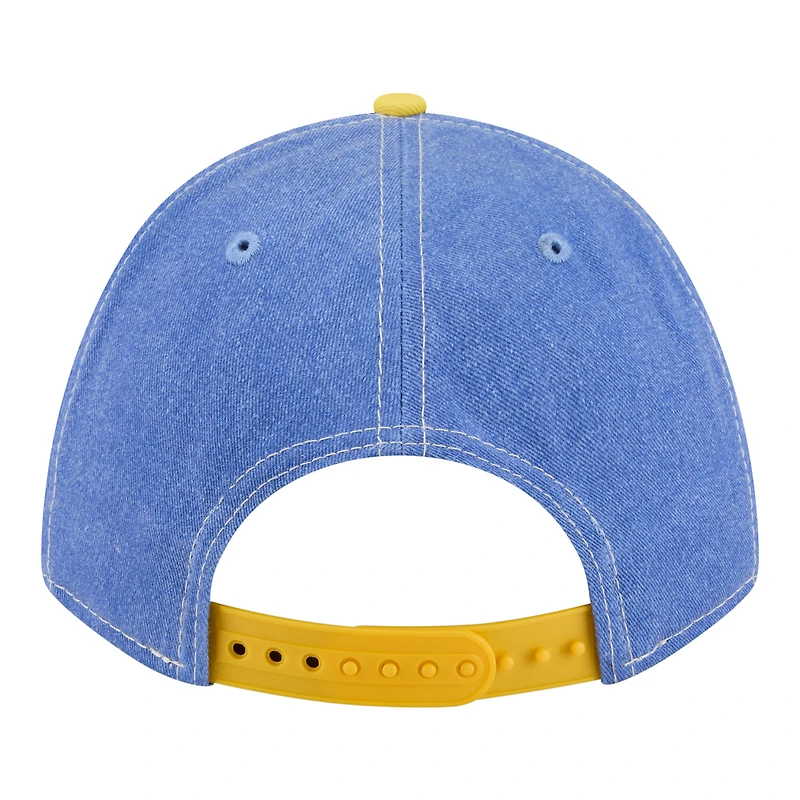 Casquette ajustable New Era Royal/Gold Seattle Mariners en feutre M-Crown 9FORTY pour homme