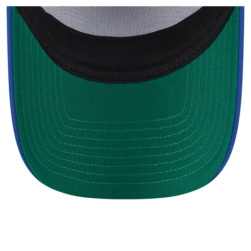 Men's New Era  Royal Seattle Mariners Distressed 9FORTY A-Frame Adjustable Trucker Hat