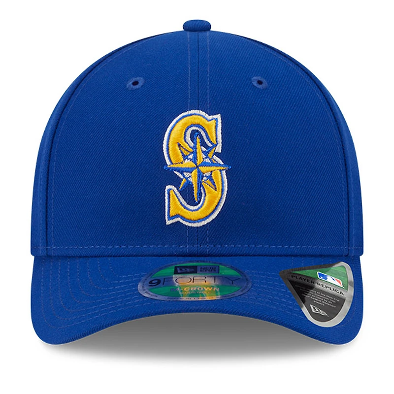 Men's New Era  Royal Seattle Mariners Player Replica 9FORTY Adjustable Hat