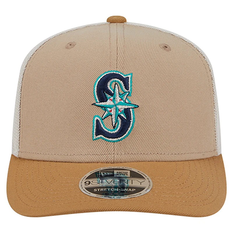 Casquette ajustable 9SEVENTY Trucker des Seattle Mariners de New Era pour homme