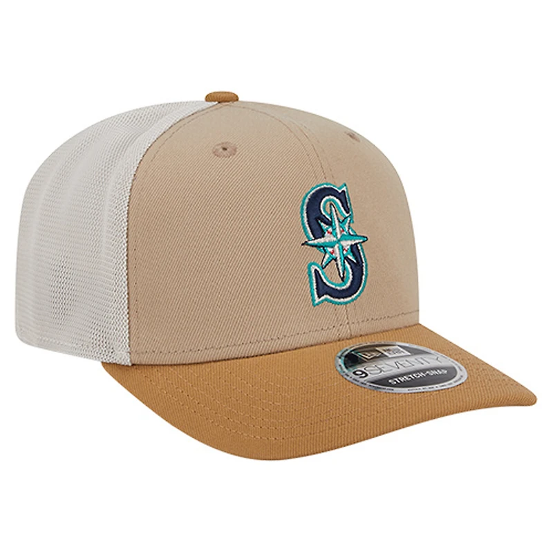 Casquette ajustable 9SEVENTY Trucker des Seattle Mariners de New Era pour homme
