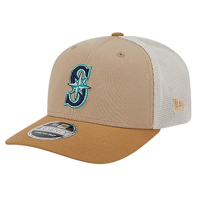 Casquette ajustable 9SEVENTY Trucker des Seattle Mariners de New Era pour homme