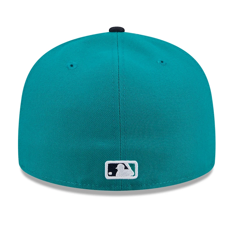 Men's New Era Teal/Navy Seattle Mariners 2026 Baseball Hall of Fame 59FIFTY Fitted Hat