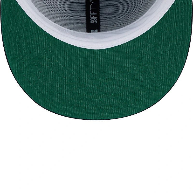 Casquette ajustée New Era 59FIFTY pour homme, bleu sarcelle/marine, Seattle Mariners, Temple de la renommée du baseball 2026