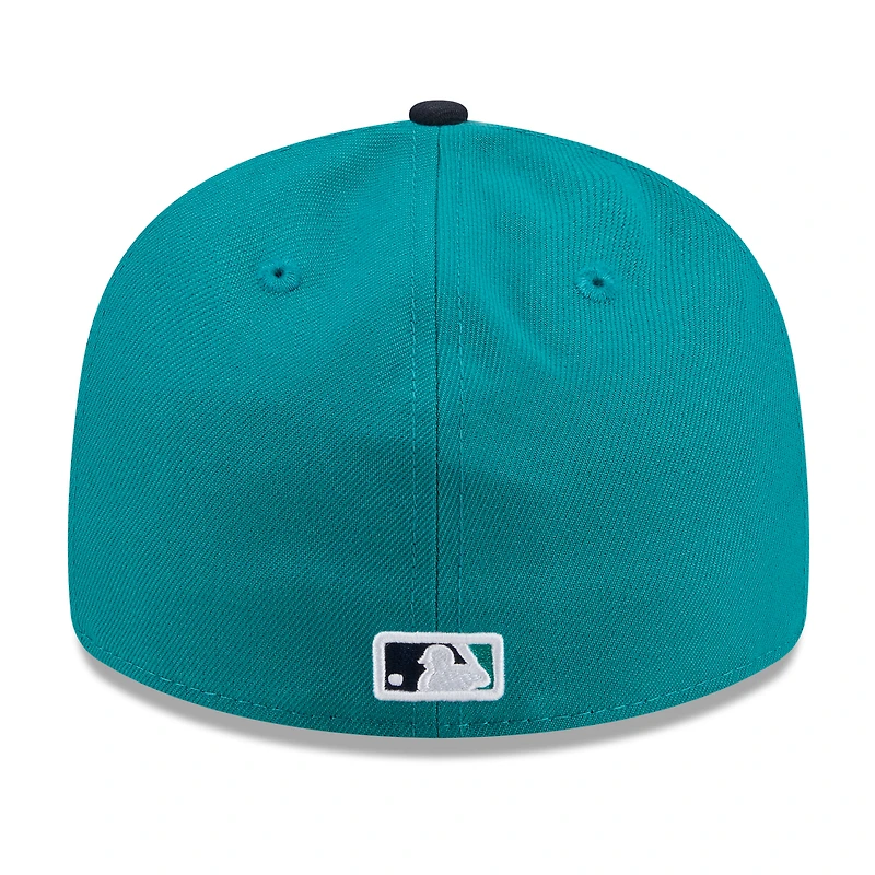 Men's New Era Teal/Navy Seattle Mariners 2026 Baseball Hall of Fame 59FIFTY Low Profile Fitted Hat