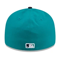 Men's New Era Teal/Navy Seattle Mariners 2026 Baseball Hall of Fame 59FIFTY Low Profile Fitted Hat