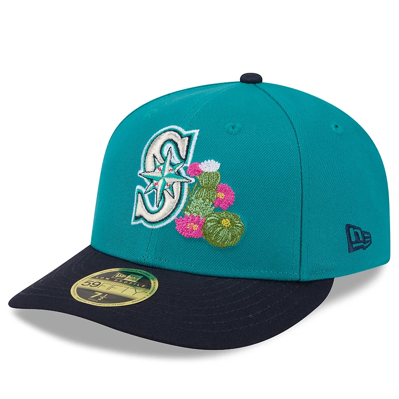 Men's New Era Teal/Navy Seattle Mariners 2026 Spring Training Low Profile 59FIFTY Fitted Hat