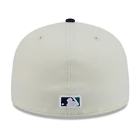 Men's New Era White/Navy Seattle Mariners Blossom 59FIFTY Fitted Hat