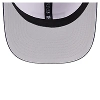 Men's New Era White/Navy Seattle Mariners Established Patch 9SEVENTY Adjustable Hat