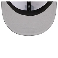 Casquette ajustée New Era 59FIFTY blanche/bleu marine pour homme, Seattle Mariners Repeat