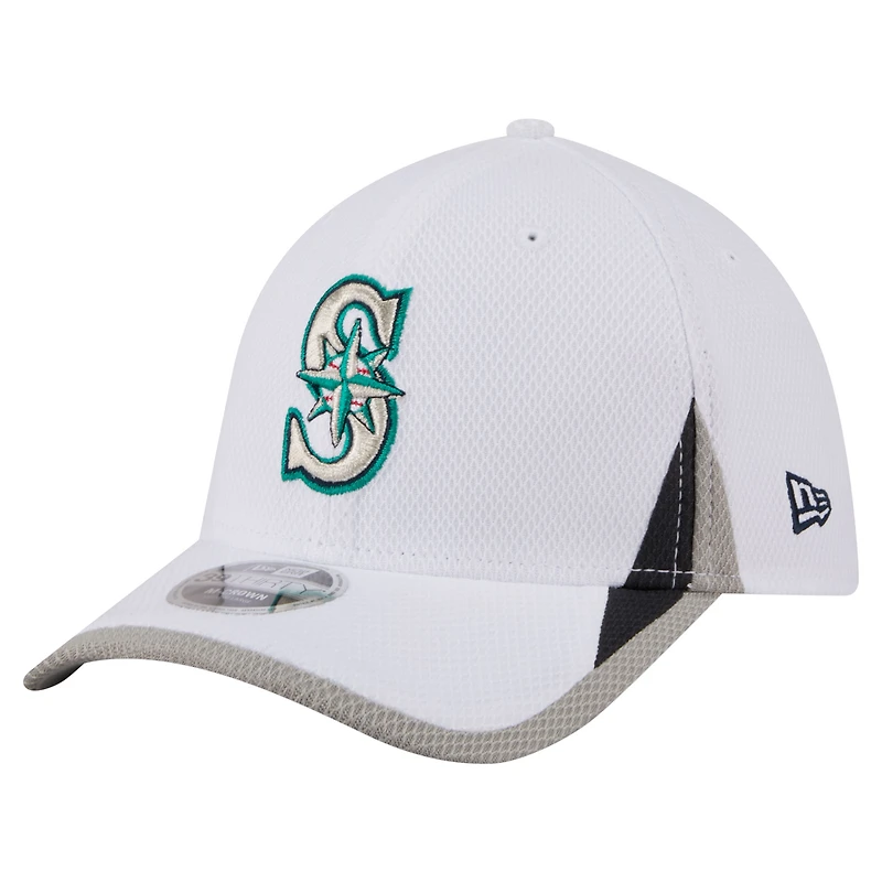 Casquette New Era blanche Seattle Mariners pour homme