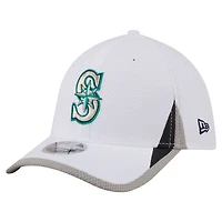 Casquette New Era blanche Seattle Mariners pour homme