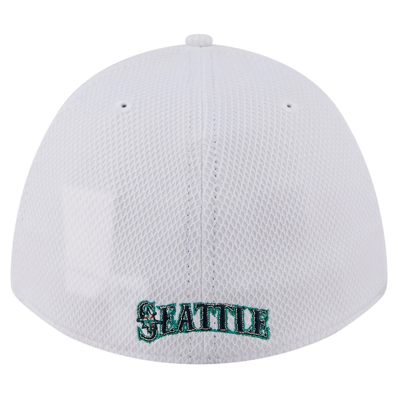 Casquette New Era blanche Seattle Mariners pour homme