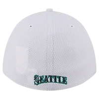 Casquette New Era blanche Seattle Mariners pour homme
